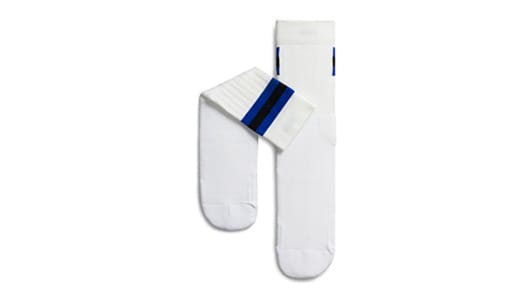 ON TENNIS SOCK WHITE/INDIGO MAN