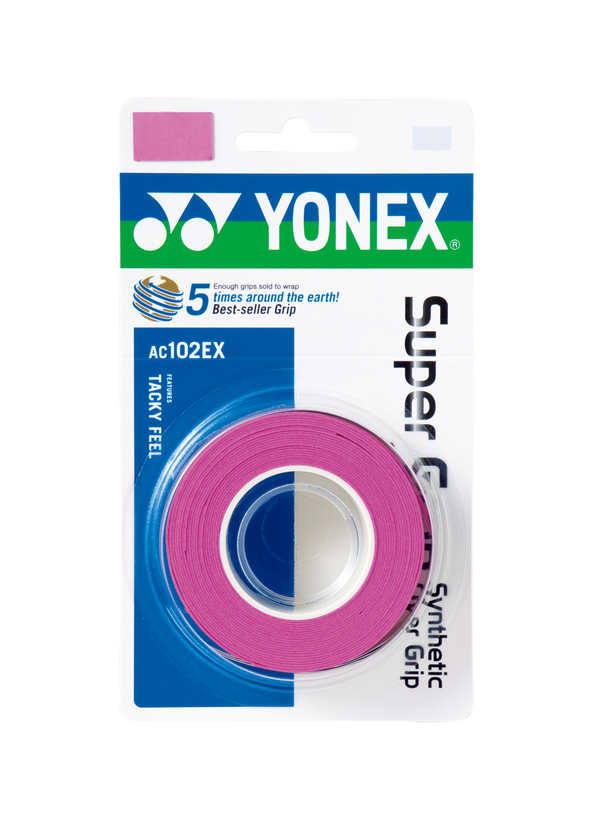 YONEX SUPER GRIP PINK (3X)