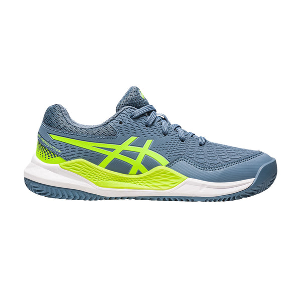 ASICS GEL RESOLUTION 9 BLUE/GREEN CLAY JUNIOR