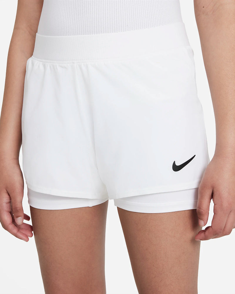 NIKE COURT SHORT WHITE JUNIOR