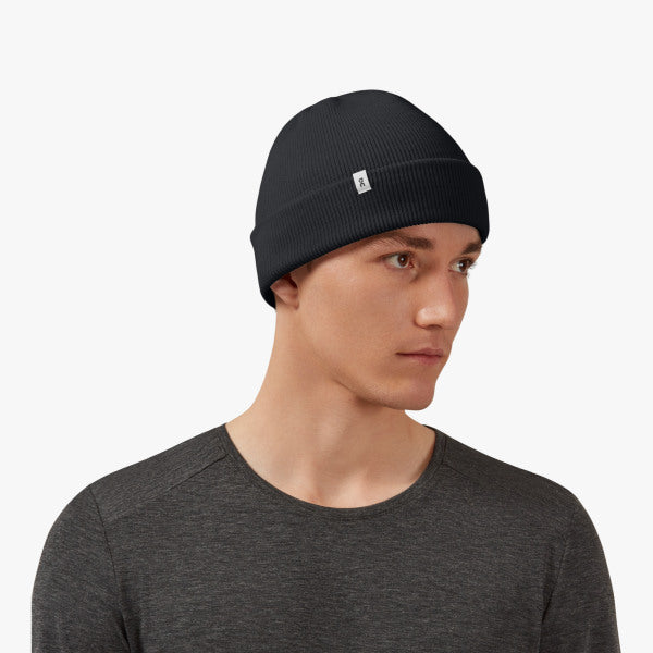 ON RUNNING MERINO BEANIE BLACK