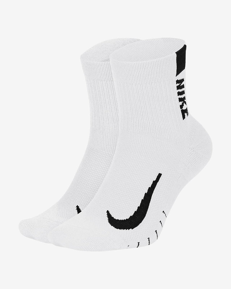 NIKE MULTIPLIER SOCKS ANKLE WHITE (2X)