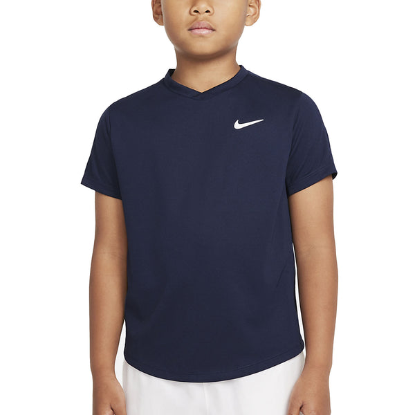 NIKE COURT VICTORY T-SHIRT NAVY BOY