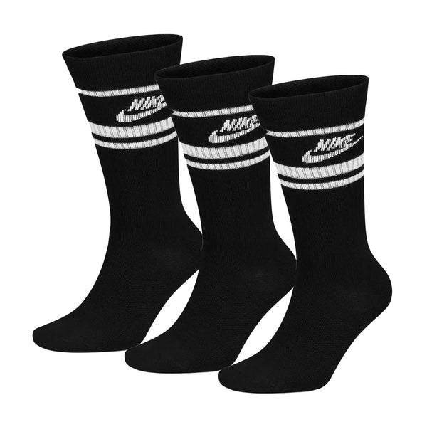 NIKE EVERYDAY ESSENTIAL SOCKS CREW BLACK (3X)