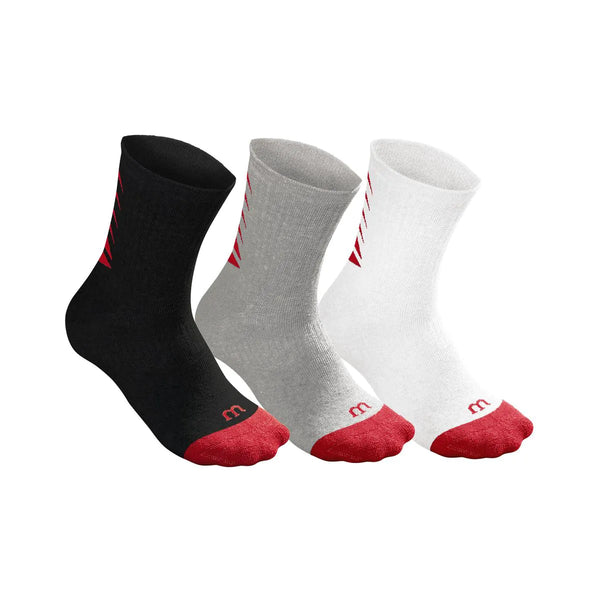 WILSON CREW SOCKS MULTICOLOR JUNIOR (3X)